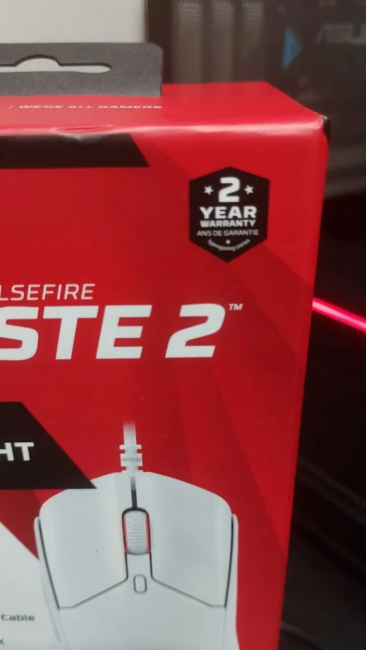 Mouse Gamer Hyperx Pulsefire Haste 2 Branco