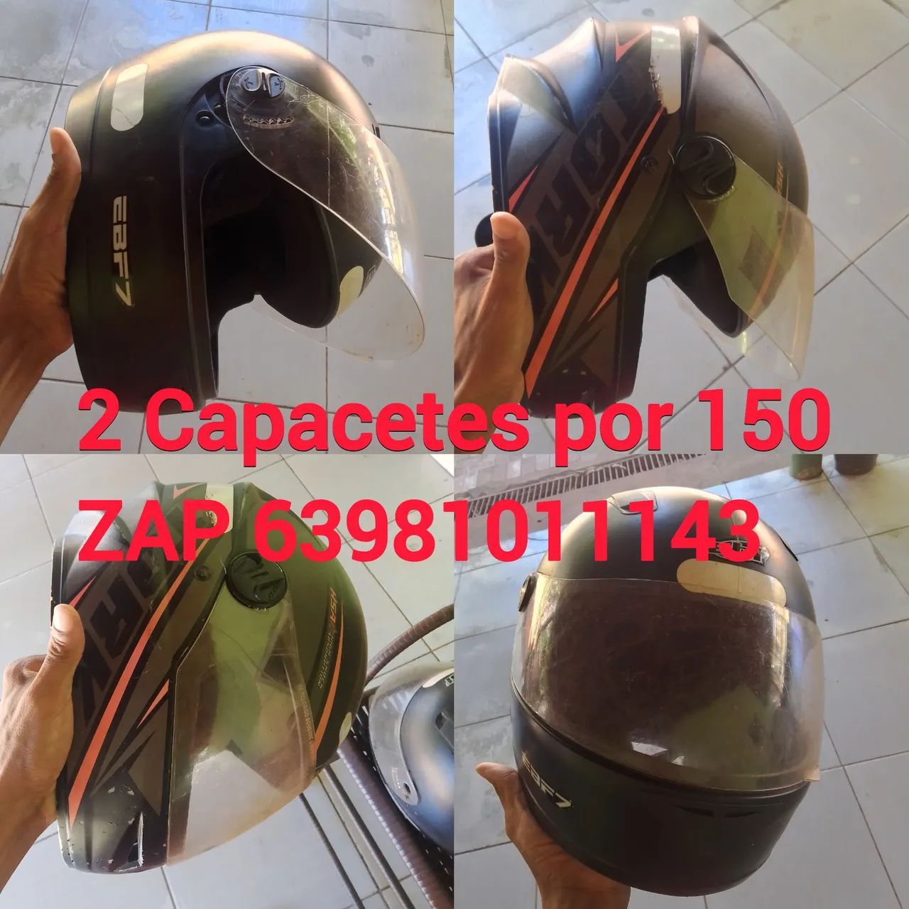 2 Capacete por 150 - Foto 3