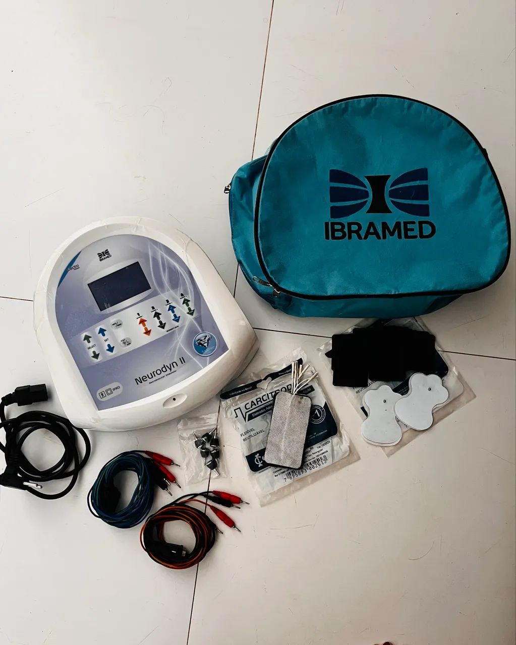 Ibramed Neurodyn II - 4 Canais (TENS, FES, Russa) + Bolsa Original