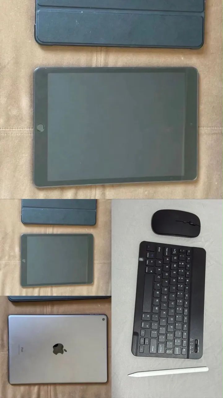 iPad 9 64gb estado de novo, com caixa/fonte/cabo/caneta/teclado/mouse - Foto 2