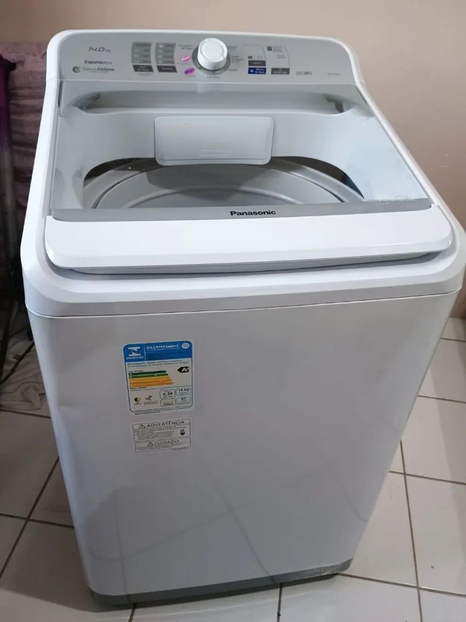 Máquina lavar roupa 14kg Panasonic. - Foto 2