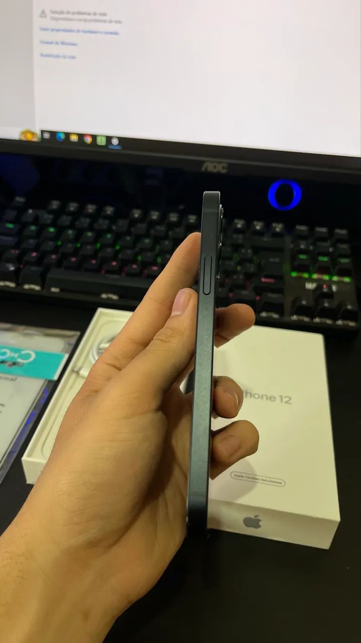 iPhone 12 256gb - Original - caixa e carregador  - Foto 5