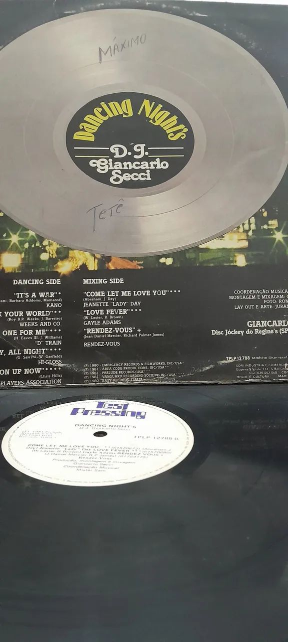 LP DANCING NIGHTS .DJ GIANCARLO SECCI 1982 - Foto 2
