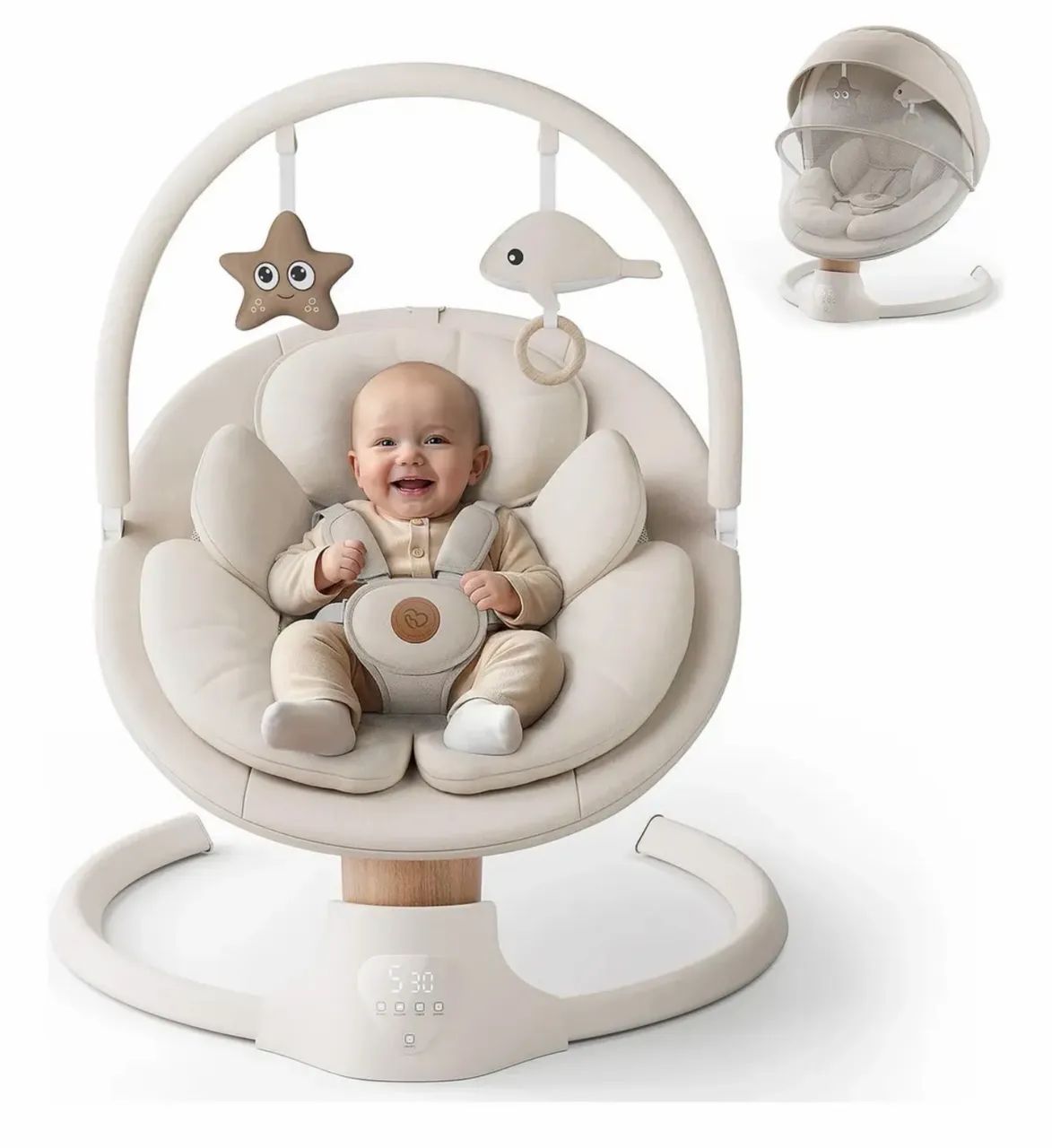 Cadeira de balanço elétrica infantil  - Foto 2