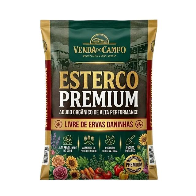 Esterco Bovino - Sem Ervas Daninhas 