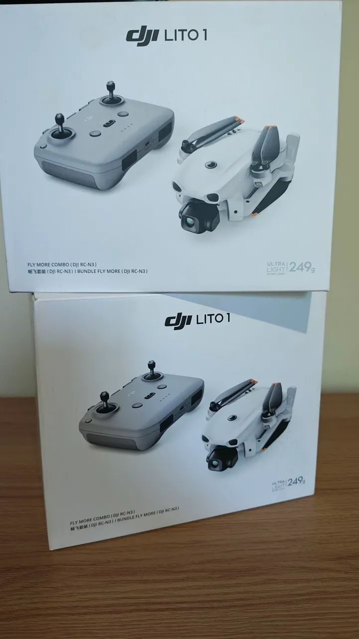 Drone DJI Lito 1 combo fly (COMPLETO e LACRADO) COM INVOICE DE VENDA