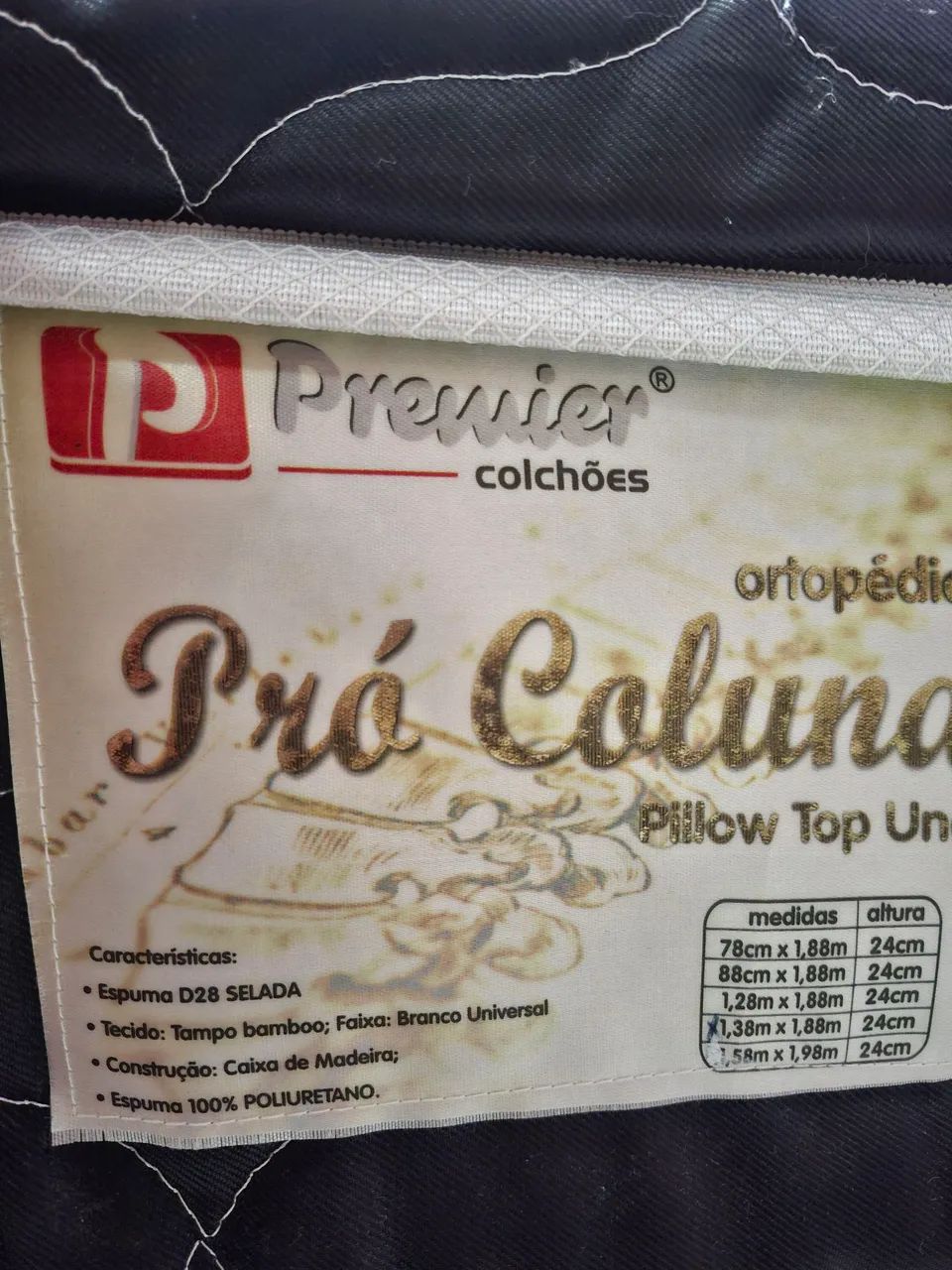 Cama box casal + colchão seminovos - Foto 3