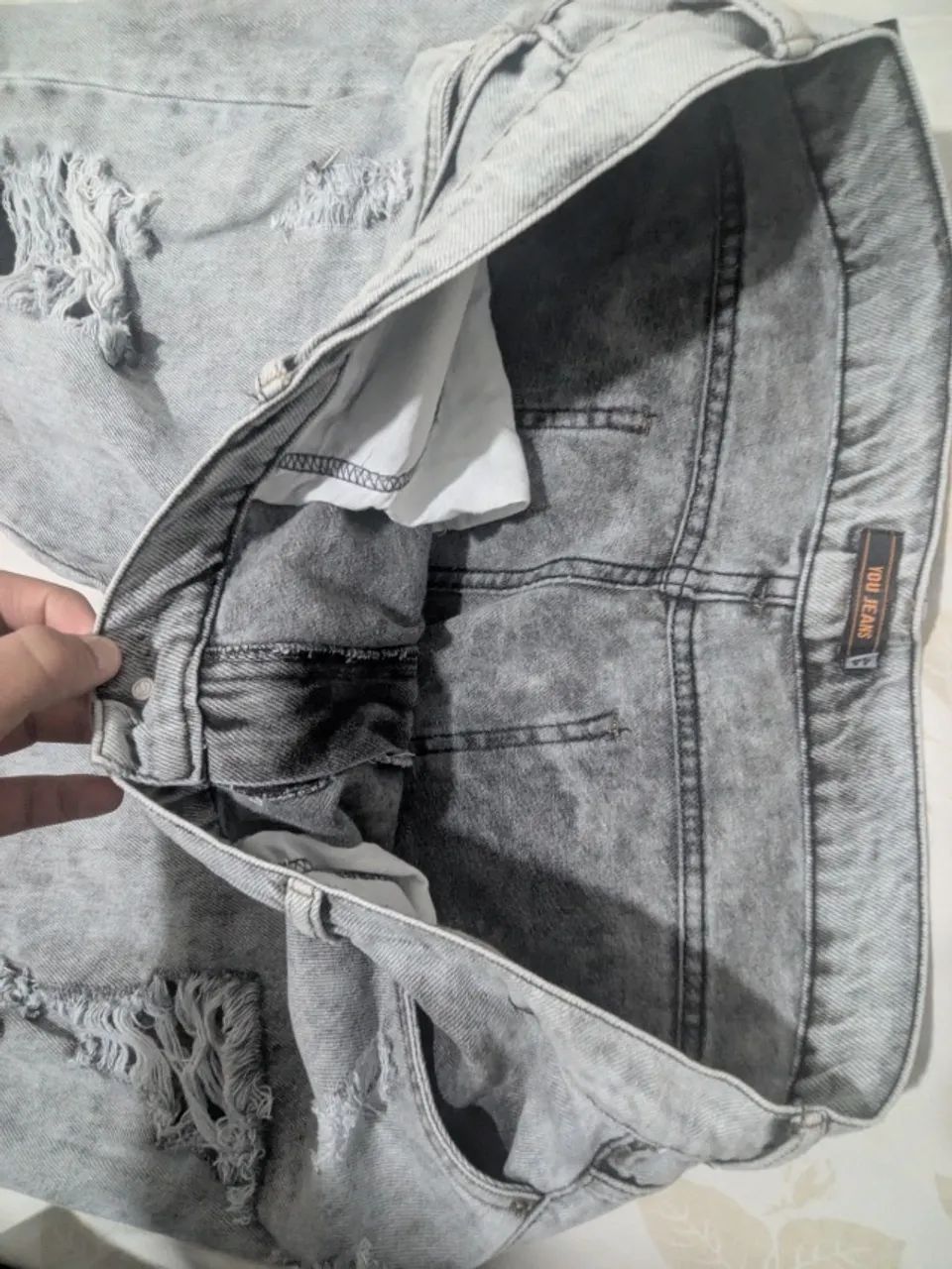 Calça Jeans Jogador Rasgada - Foto 3