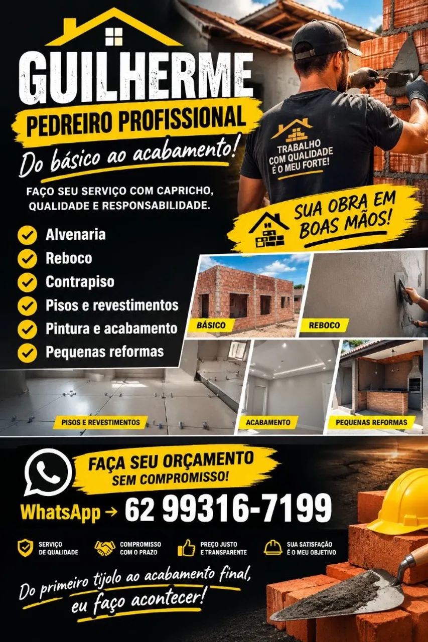 Sou Pedreiro do Basico ao acabamento