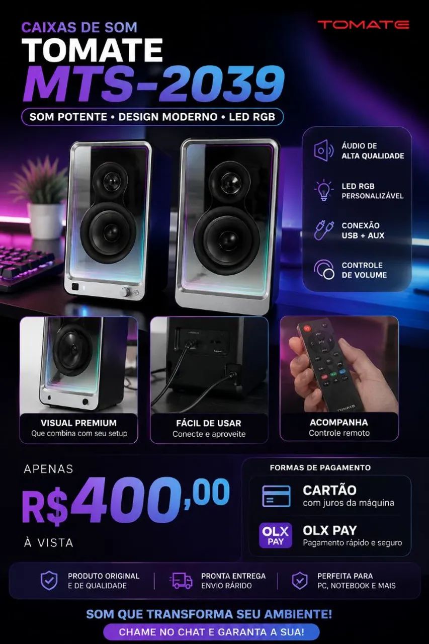 Caixas de som (Pc,etc)