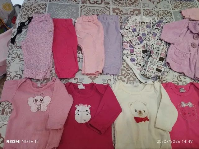 Lote roupa menina bebe - Foto 4