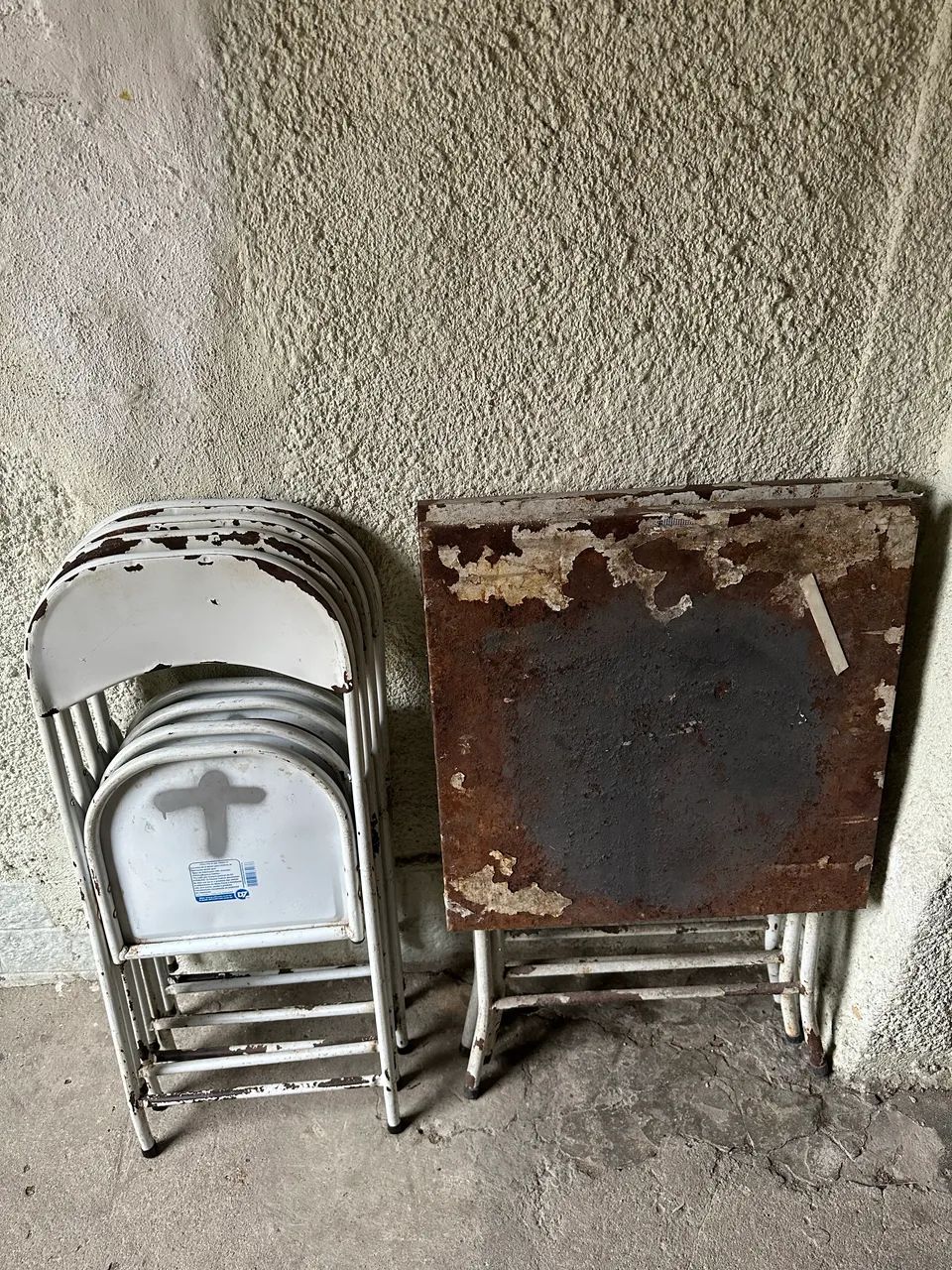 Mesa de ferro dobrável  - Foto 3