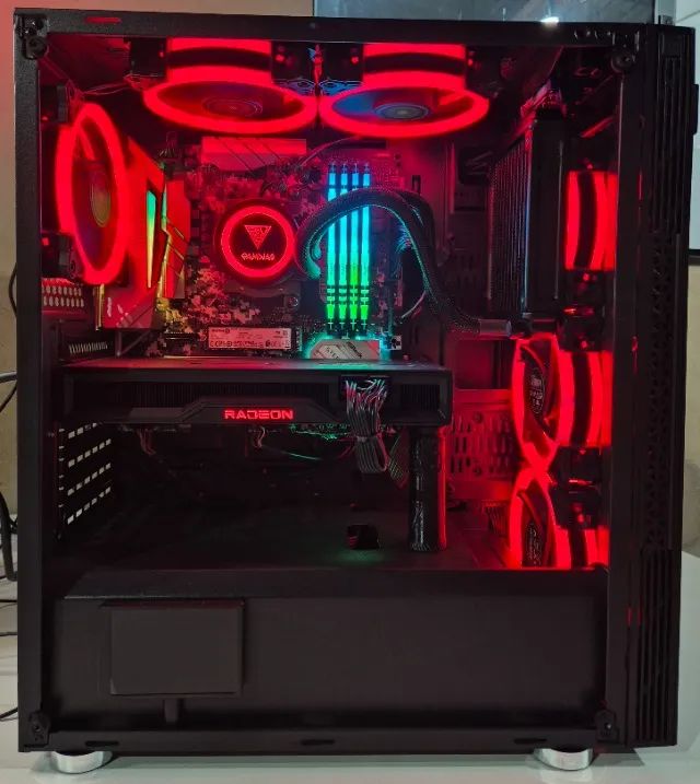 PC Gamer Ryzen 5 + RX 6750XT + 64GB RAM + SSD NVMe 2TB