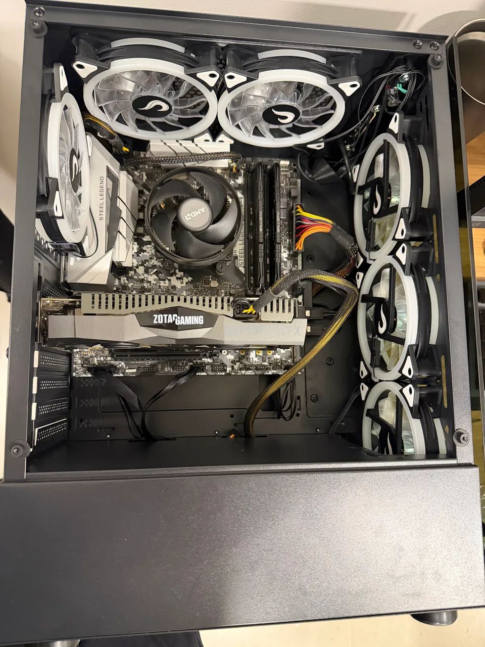 新品 爆速ゲーミングPC Ryzen 3600 RTX2060 メモリ16G SSD480G Windows10 1009 PC Gamer Ryzen 5 3600X + RTX 2060 + SSD 480GB + HDD 1TB + 16GB RAM