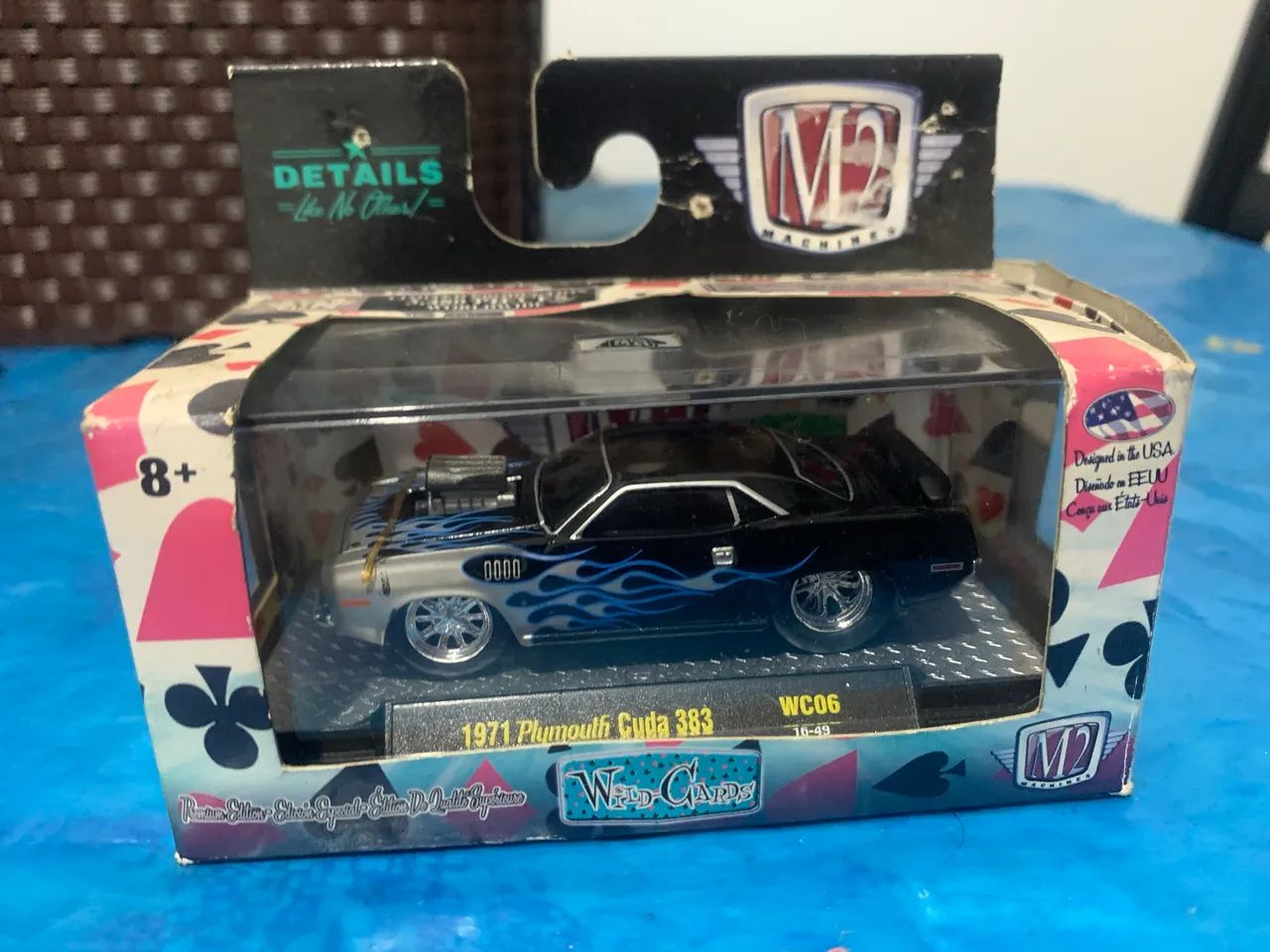 Carrinho M2 1:64 pneu borracha cuda1971 - Foto 5