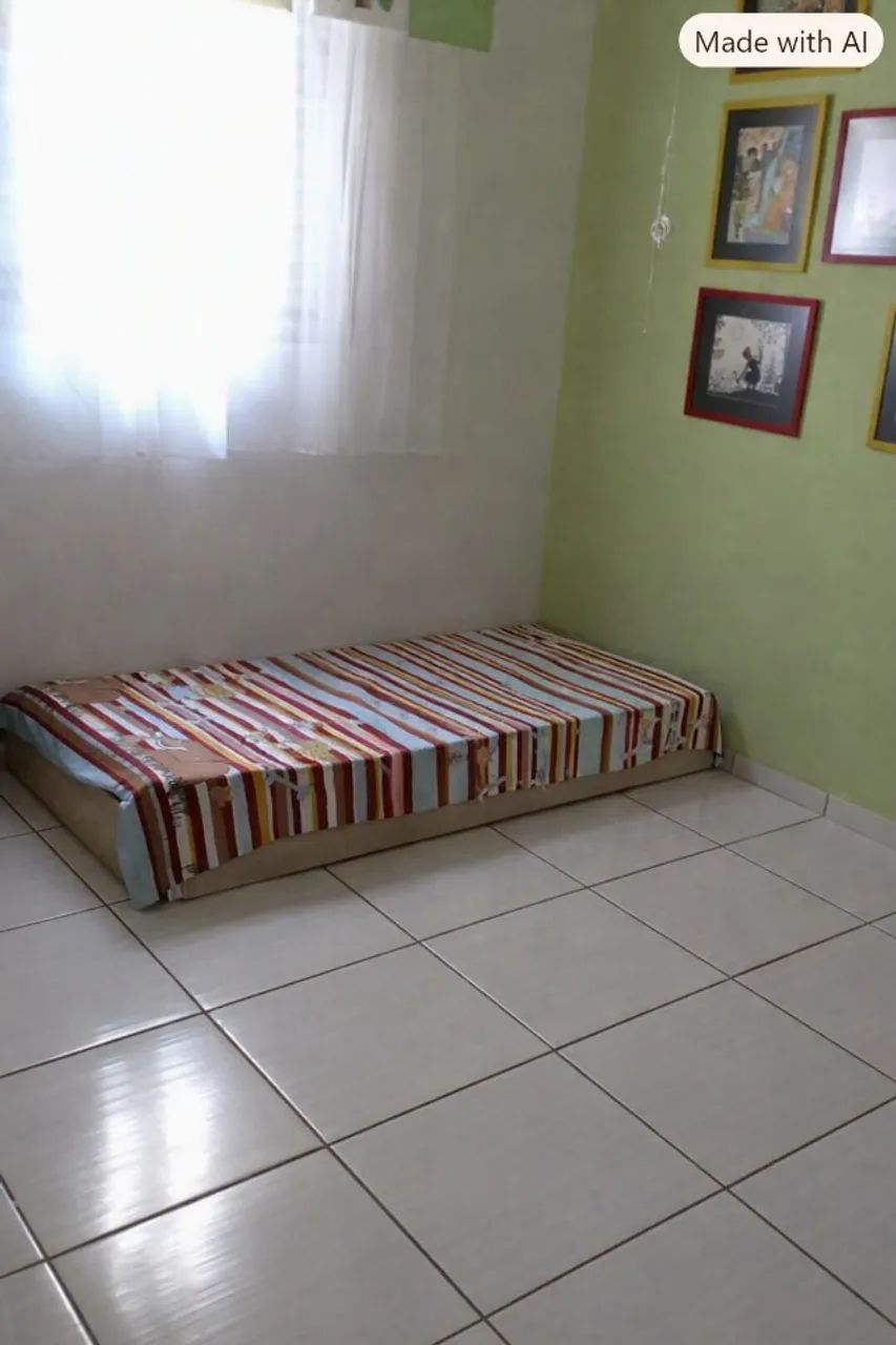 Cama solteiro estilo montessoriana 