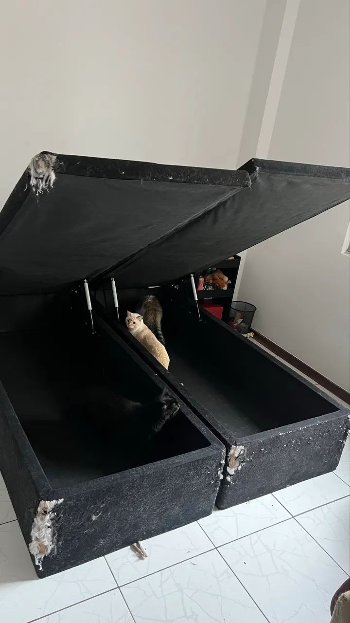 Base cama box com baú queen - Foto 4
