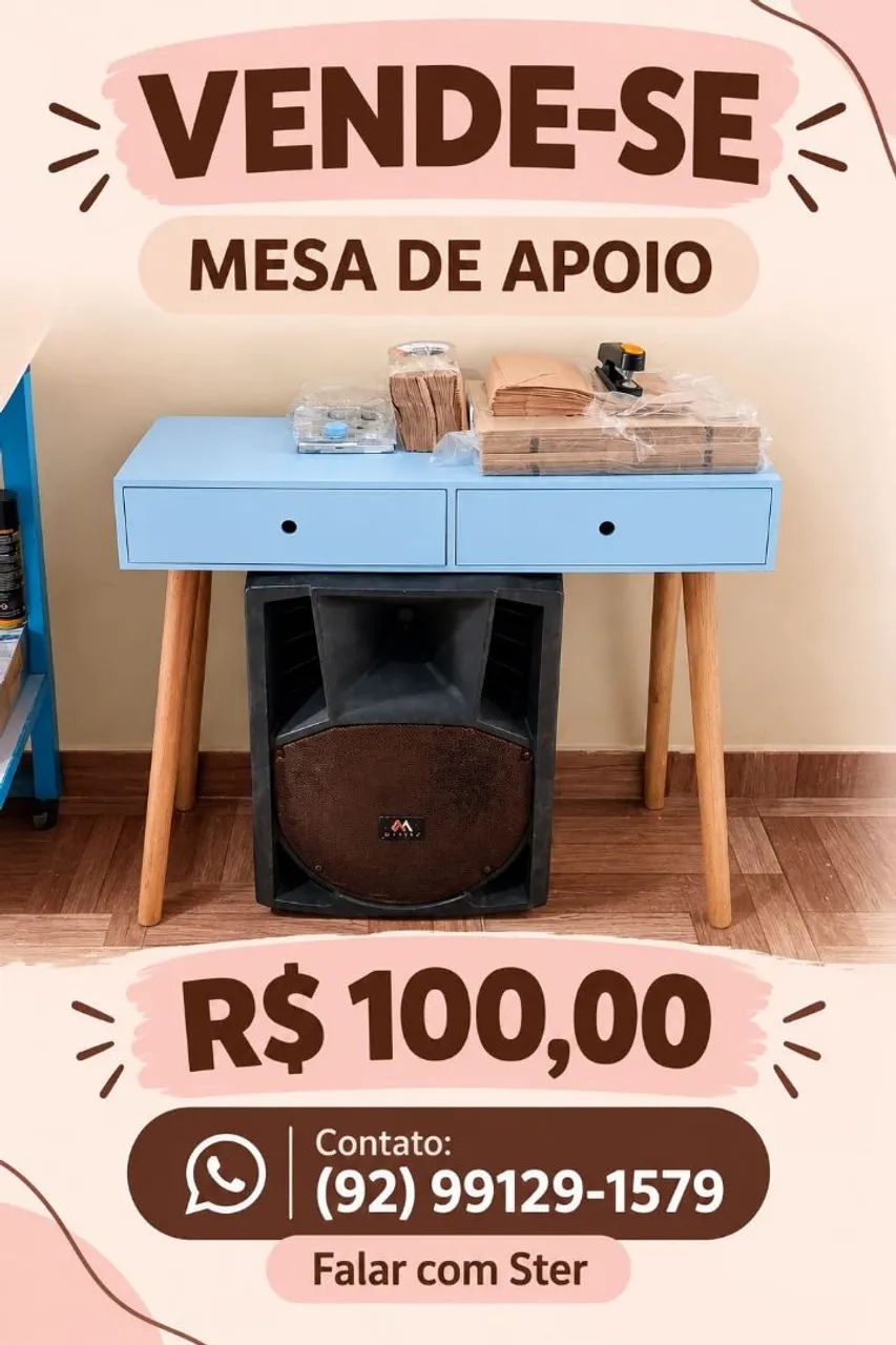 ? VENDE-SE MESA DE APOIO! ? - Foto 2