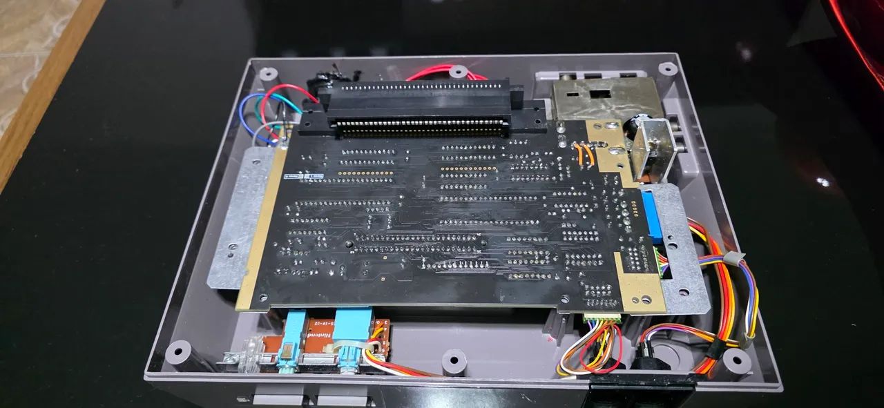NES/Nintendinho - NTSC - Placa OpenTendo + LavaKit/RGB + Cabos e controle - Foto 4