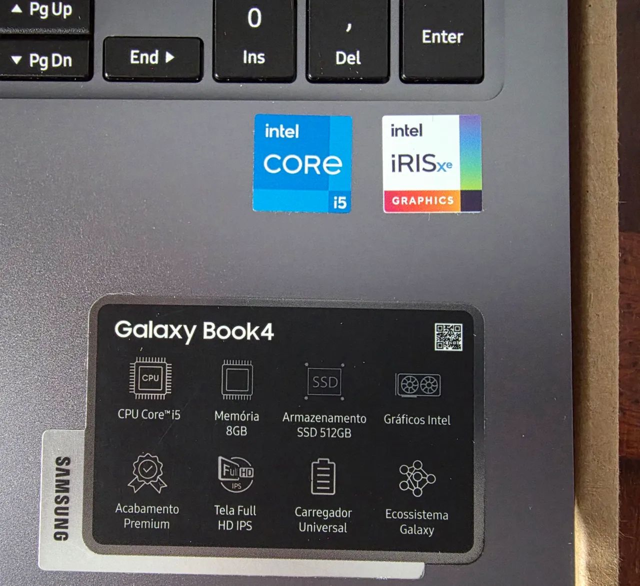 Notebook Samsung Book 4 core i5 8 ram 512g - Foto 4