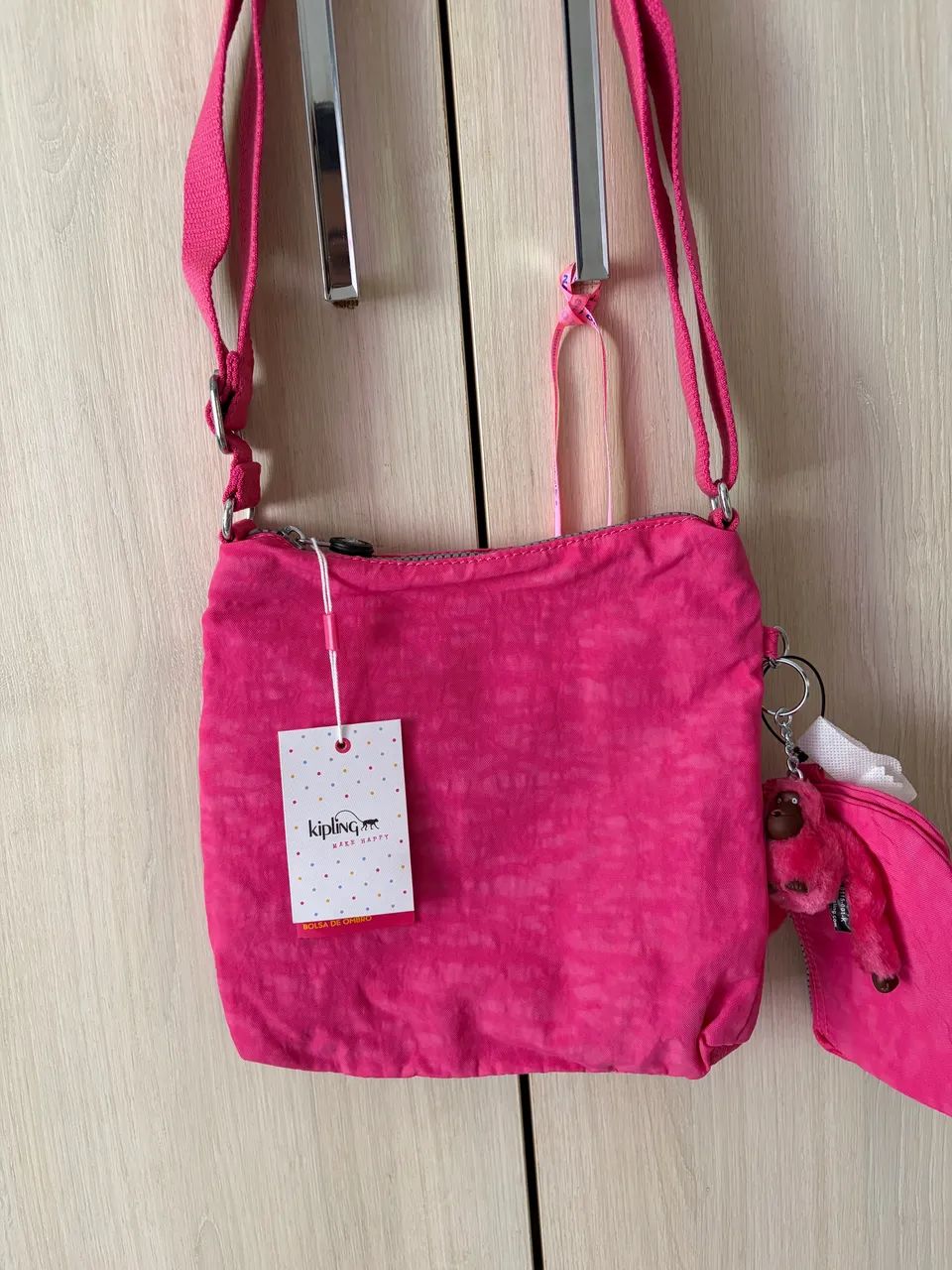 Bolsa Kipling Rosa NUNCA USADA - Foto 4