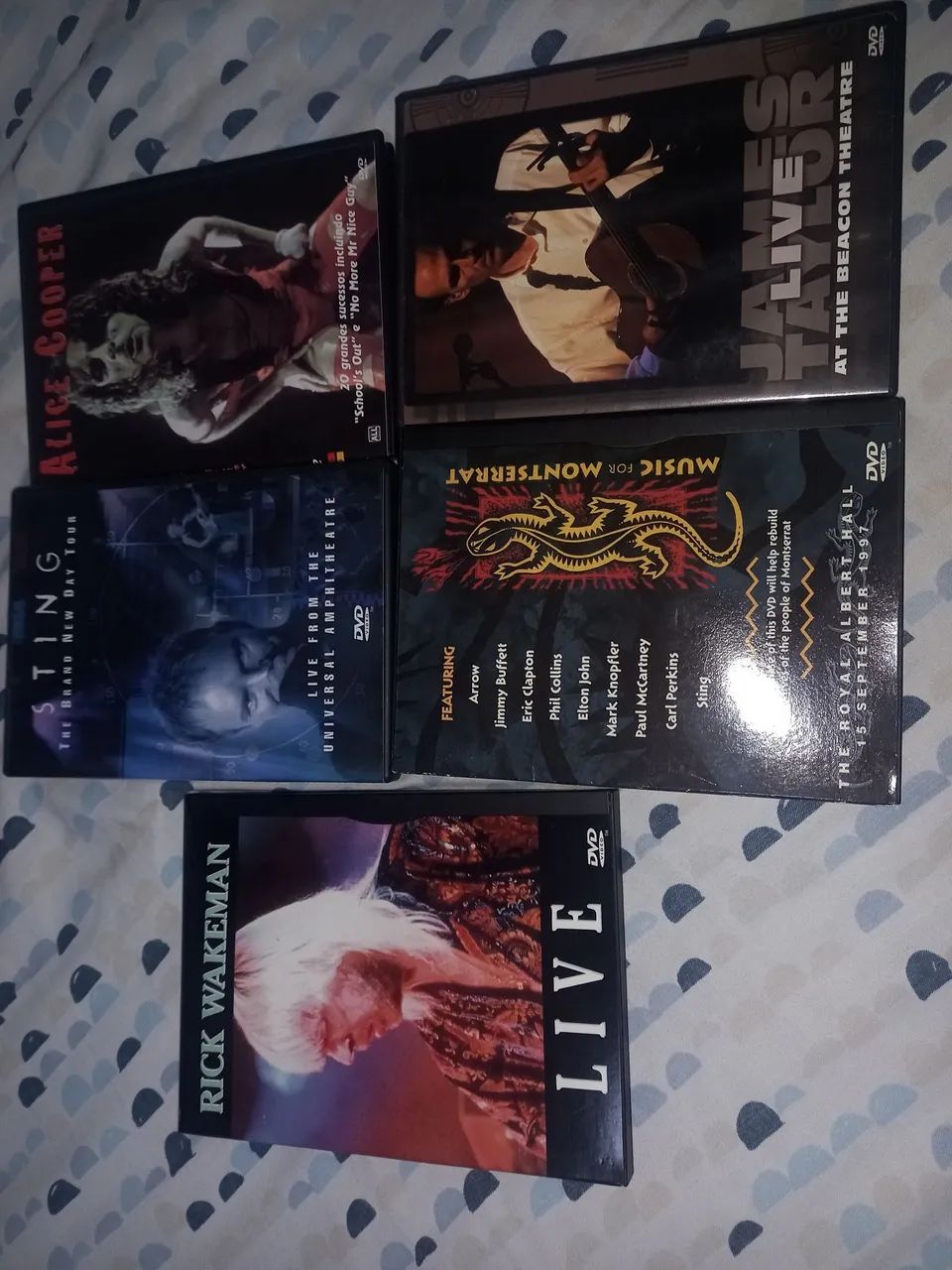 Lote DVDs Shows de Rock usado