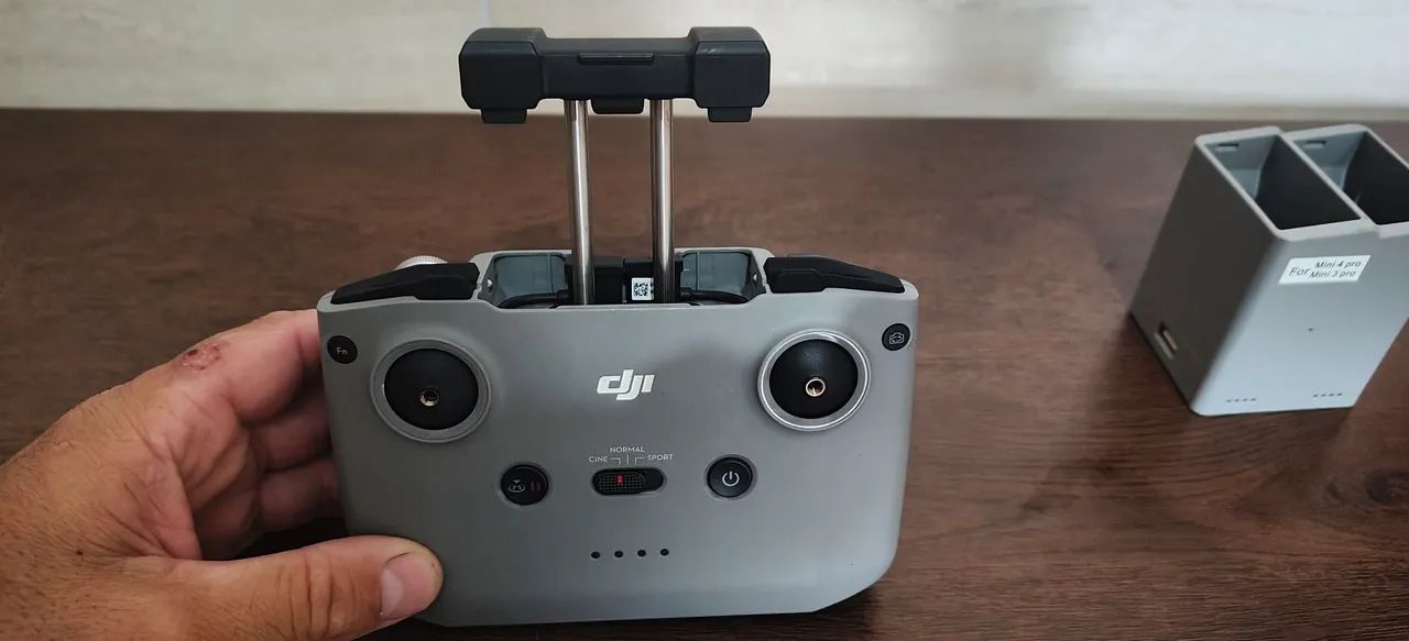 Controle dji mini 3 e carregador duplo bateria mini3 - Foto 3