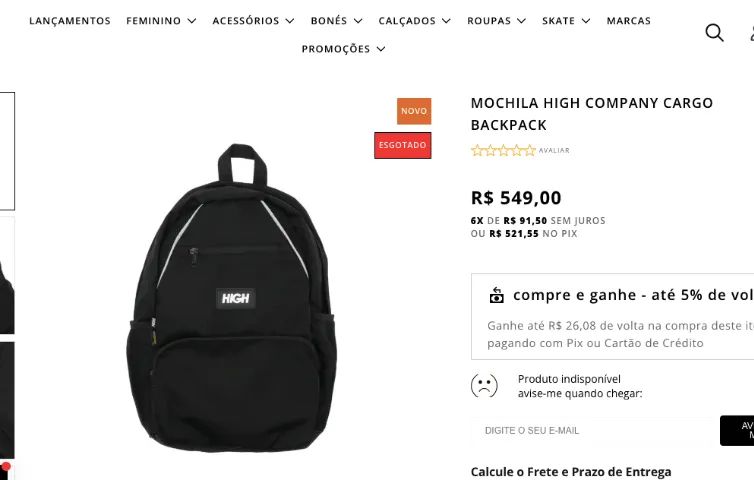 Mochila high cargo backpack - Foto 4