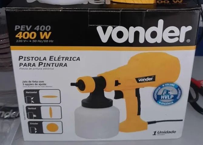 Pistola Elétrica Para Pintura Vonder 400w - 220V - Foto 2