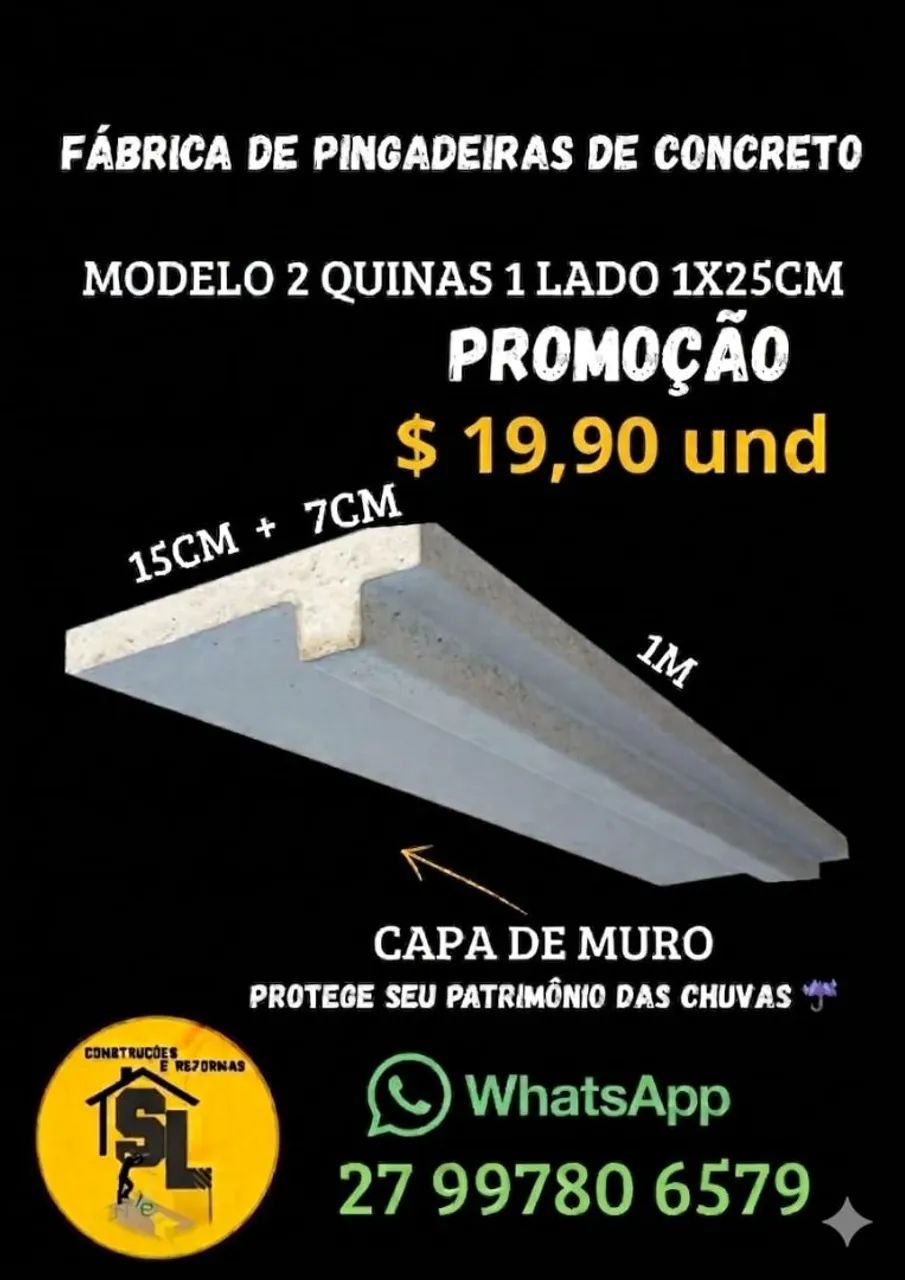 CAPA DE MURO/ PINGADEIRA - Foto 3