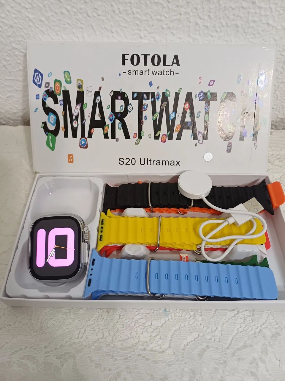 Smartwatch ultra com pulseira Extra 