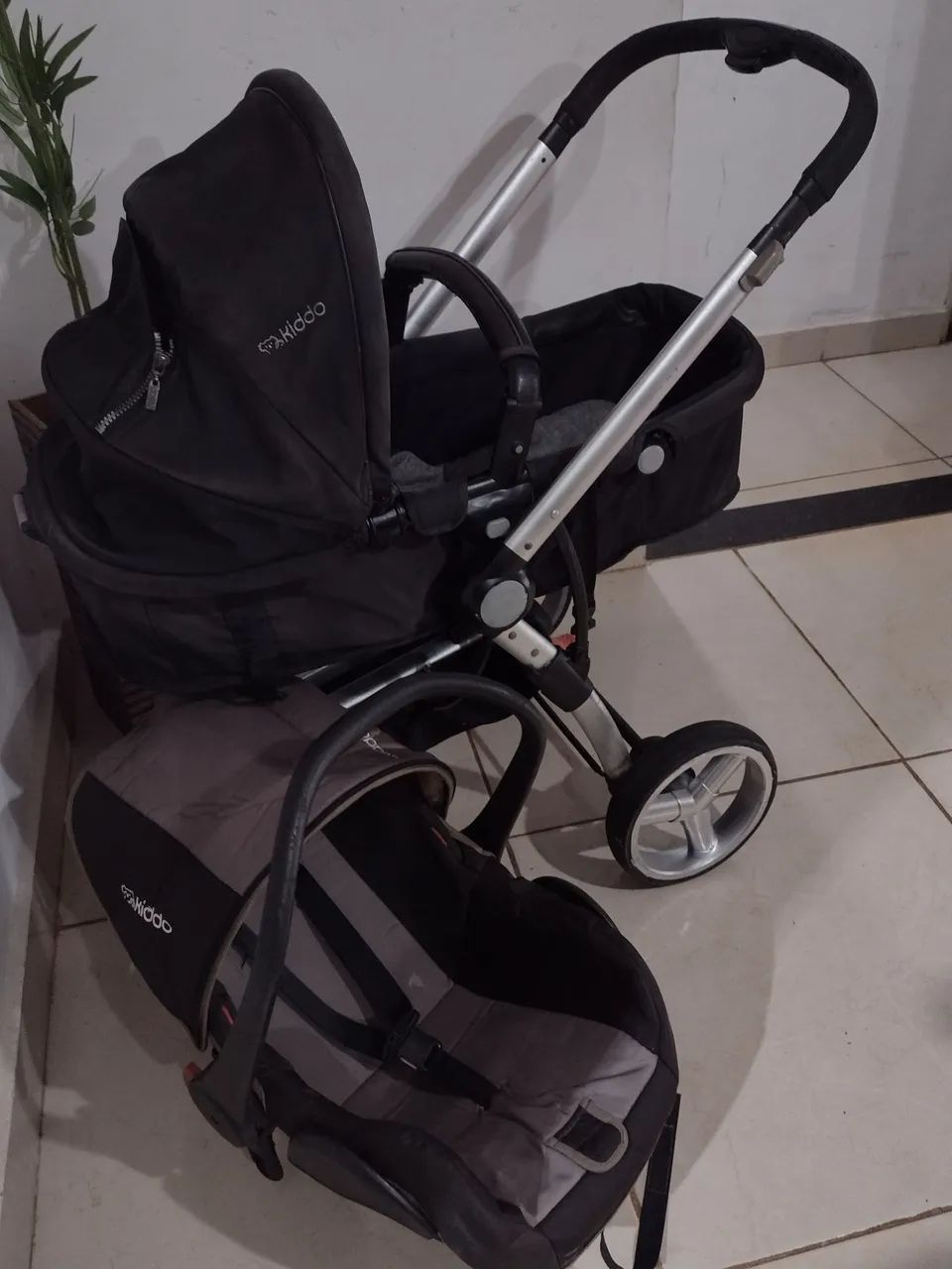 Carrinho moisés+ bebê conforto  - Foto 4