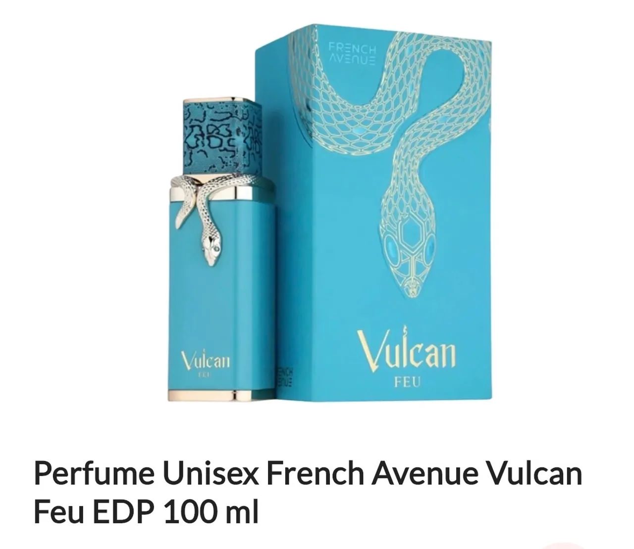 Perfume Vulcan Feu - Original - Lacrado