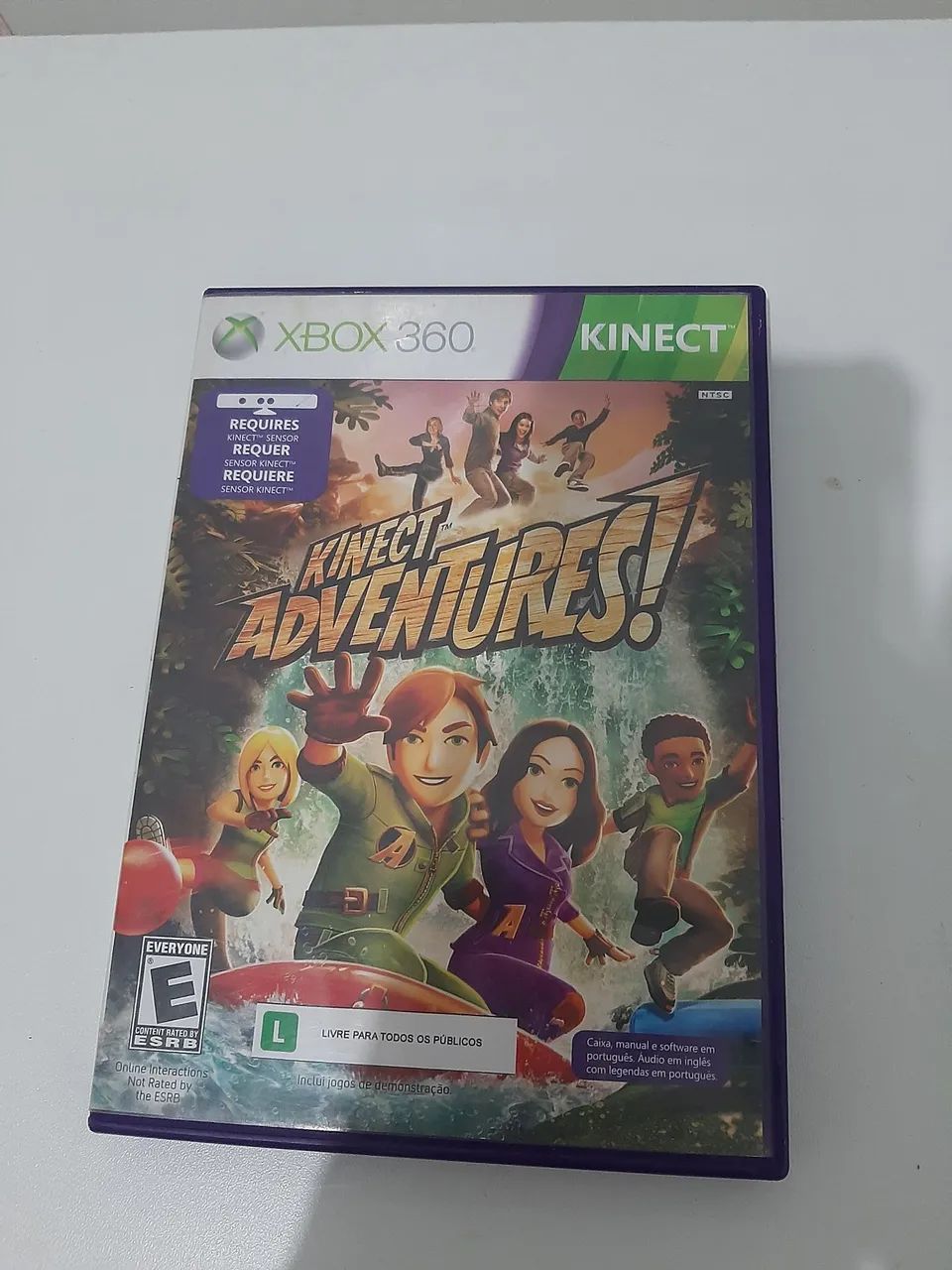 Jogo Kinect adventures Xbox 360
