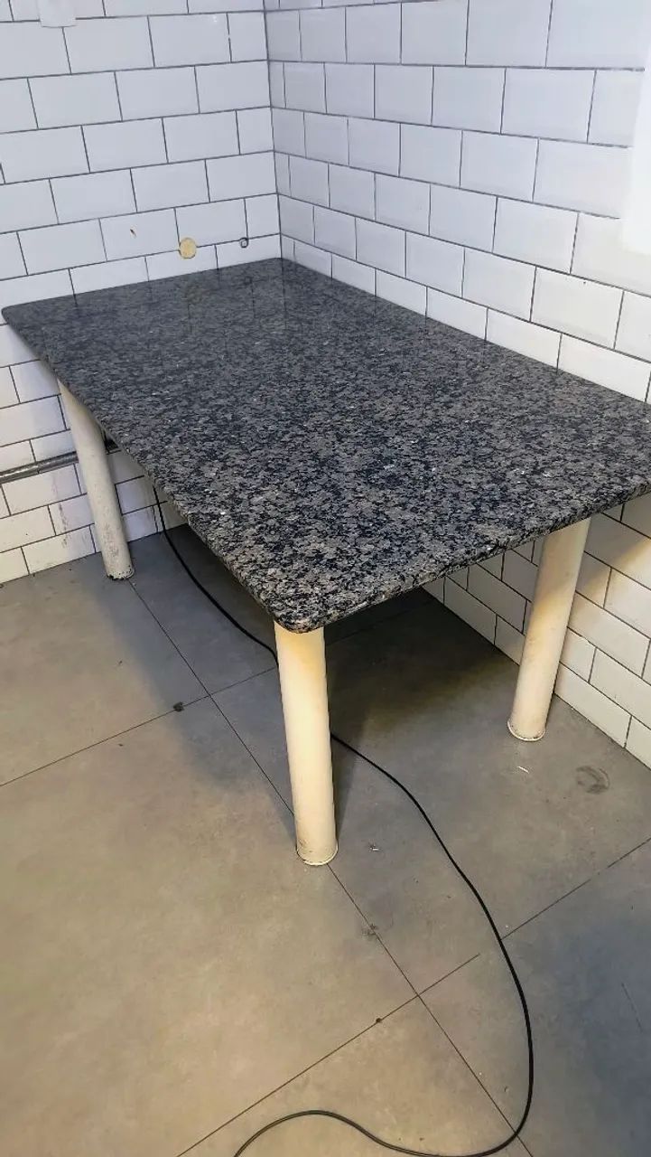 Mesa de granito 1,5m x 80cm - Foto 5