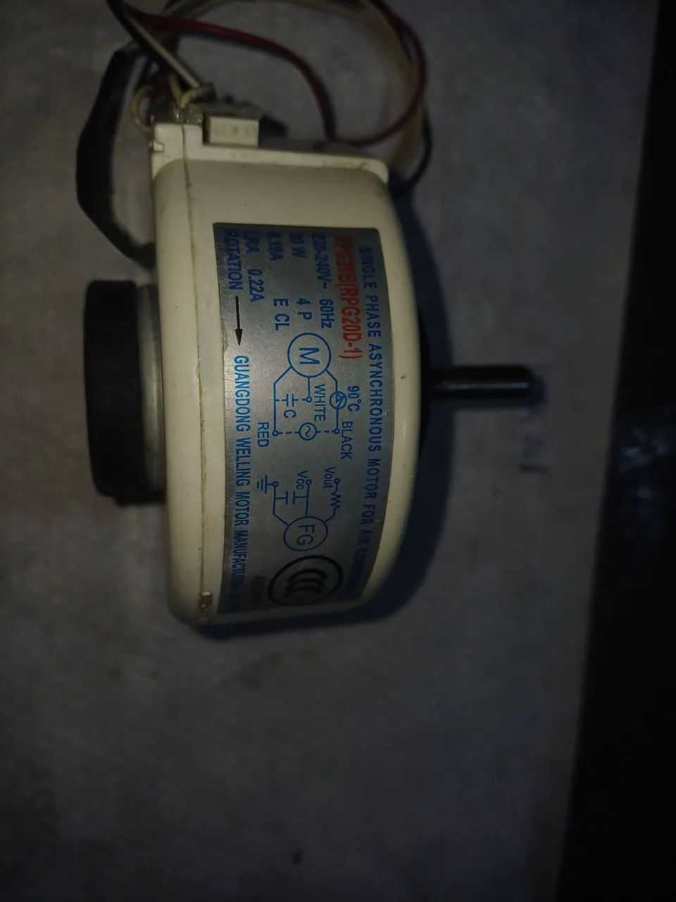 Motor evaporadora RPG20b - Foto 2