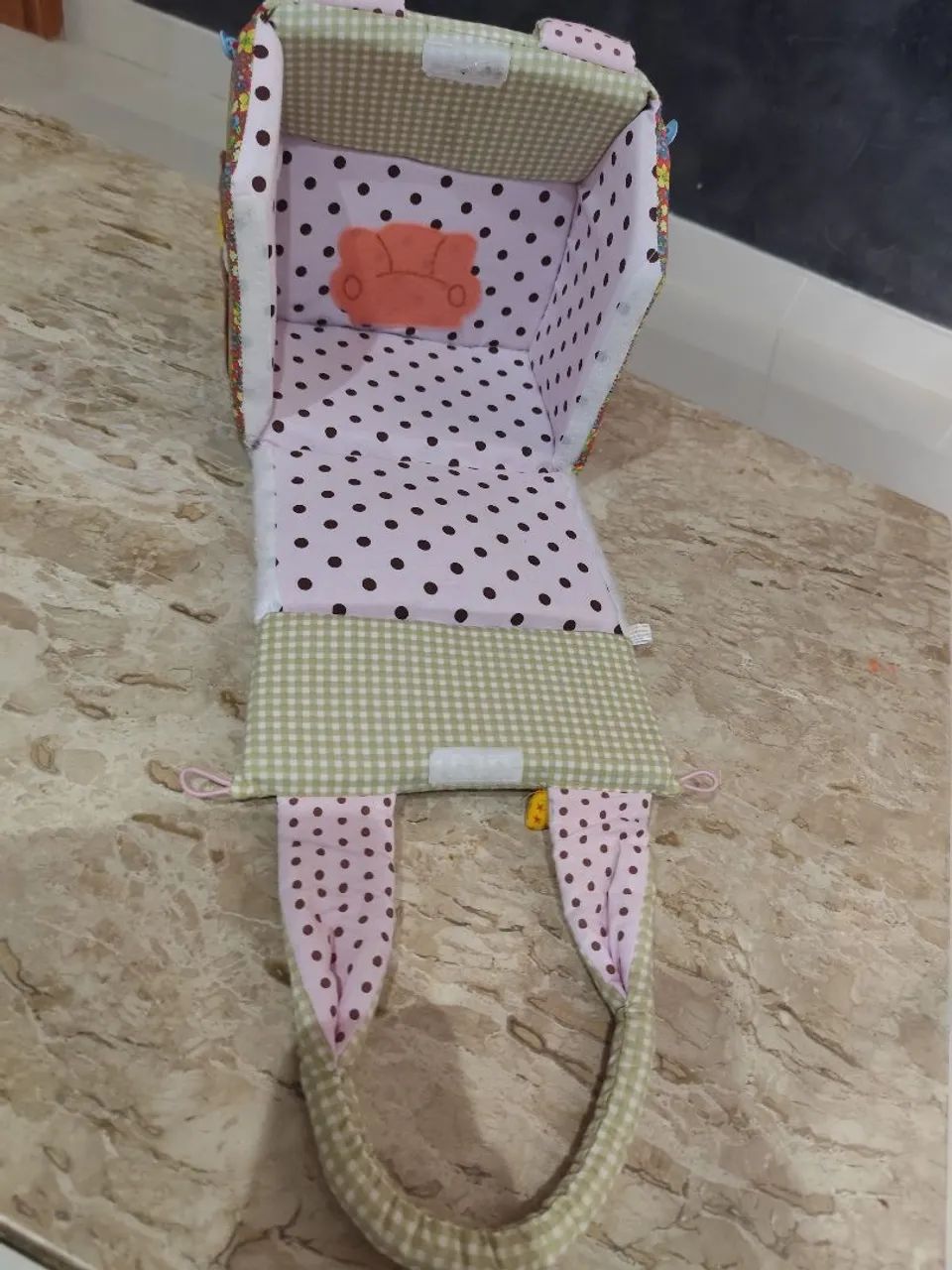 BOLSA ARTESANAL EM TECIDO (INFANTIL) - Foto 6