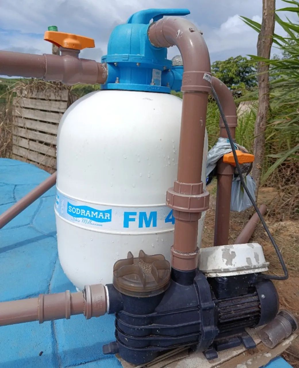 Filtro com bomba para piscina 