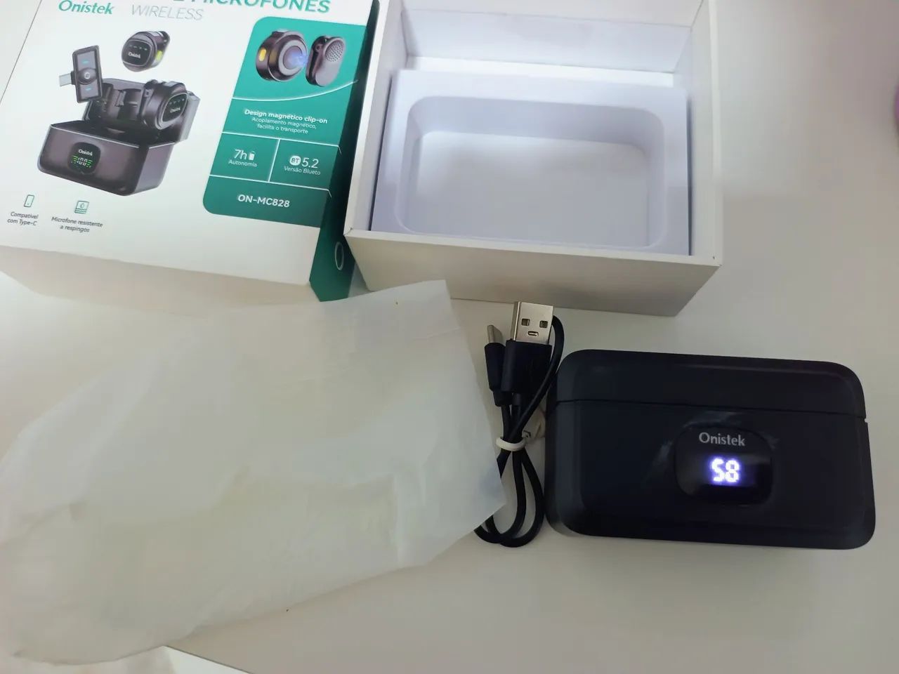 Kit 2 microfones wireless Onistek On-mc828 - Foto 3