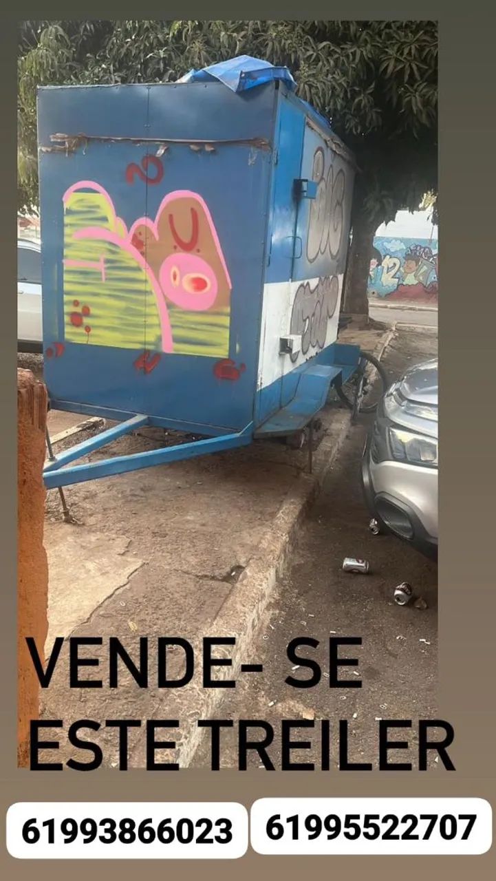Vende -se um treiler 