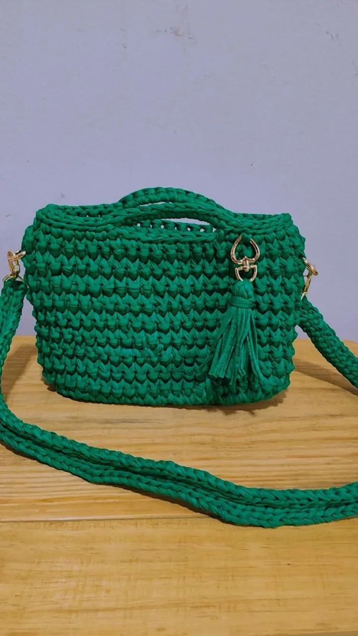 Bolsa em fio de malha  - Foto 2