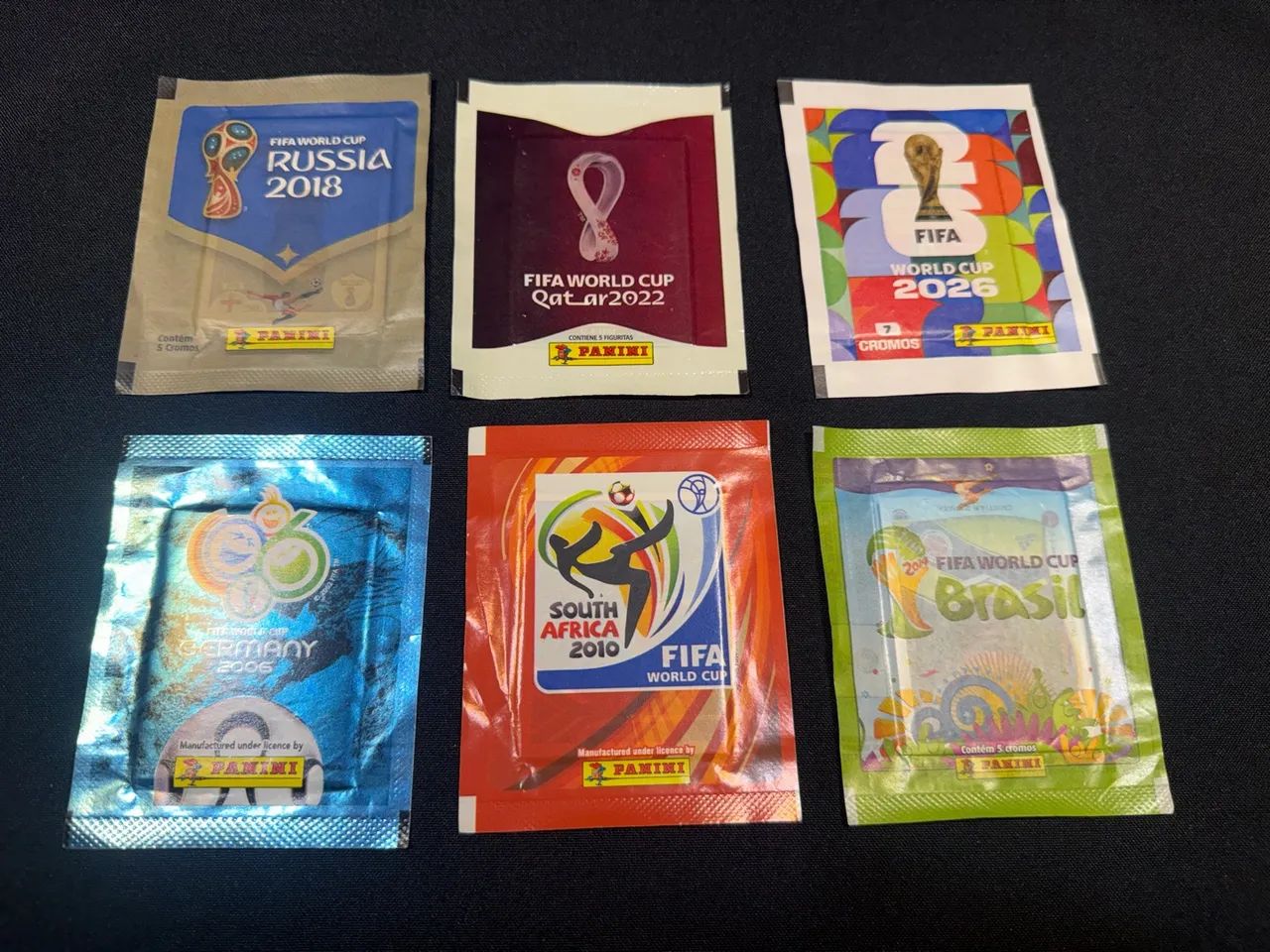 Pacote de Figurinhas Copas de 2006 a 2026 - Foto 4