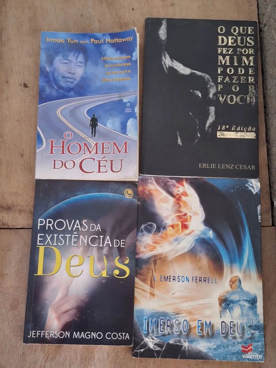 Combo de 5 livros de fé e oração