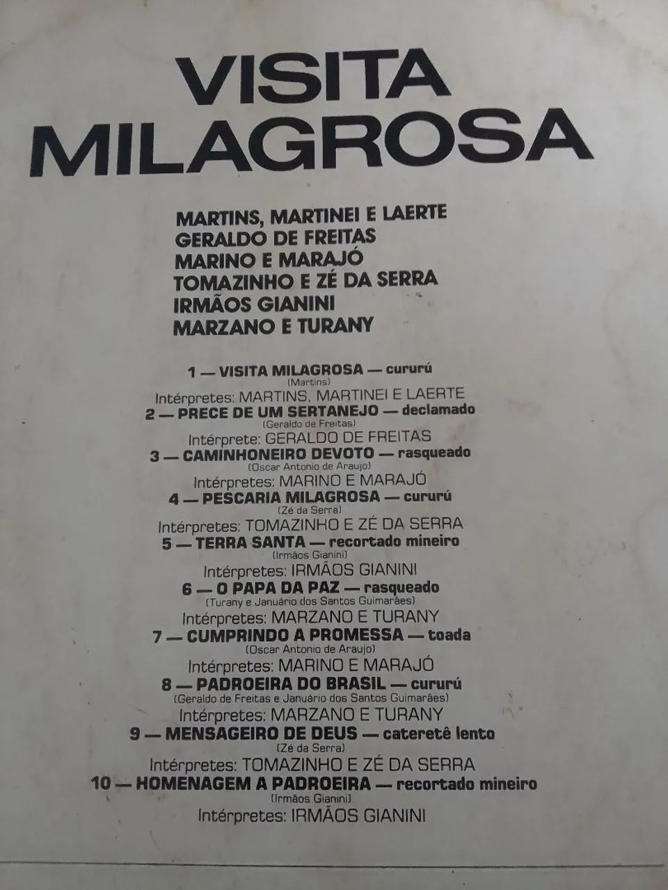Disco vinil visita milagrosa - Foto 2