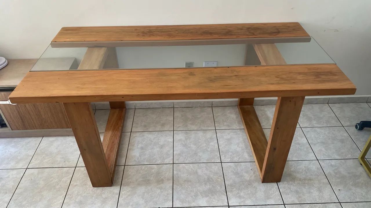 Mesa madeira maciça  - Foto 2