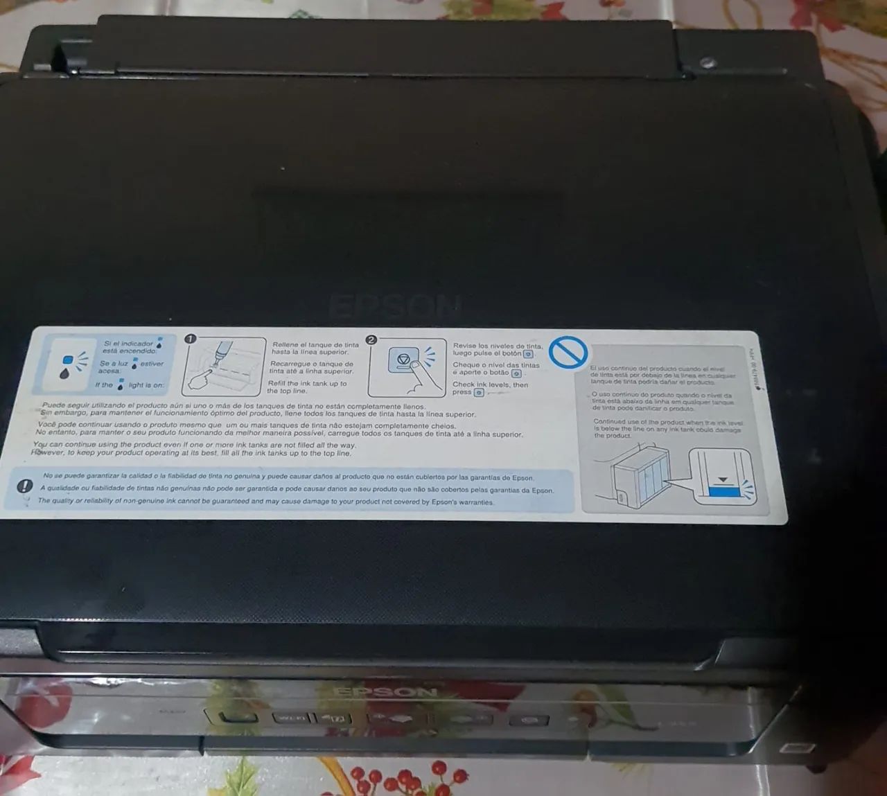 Impressora Epson EcoTank L355 (com defeito) - Foto 3