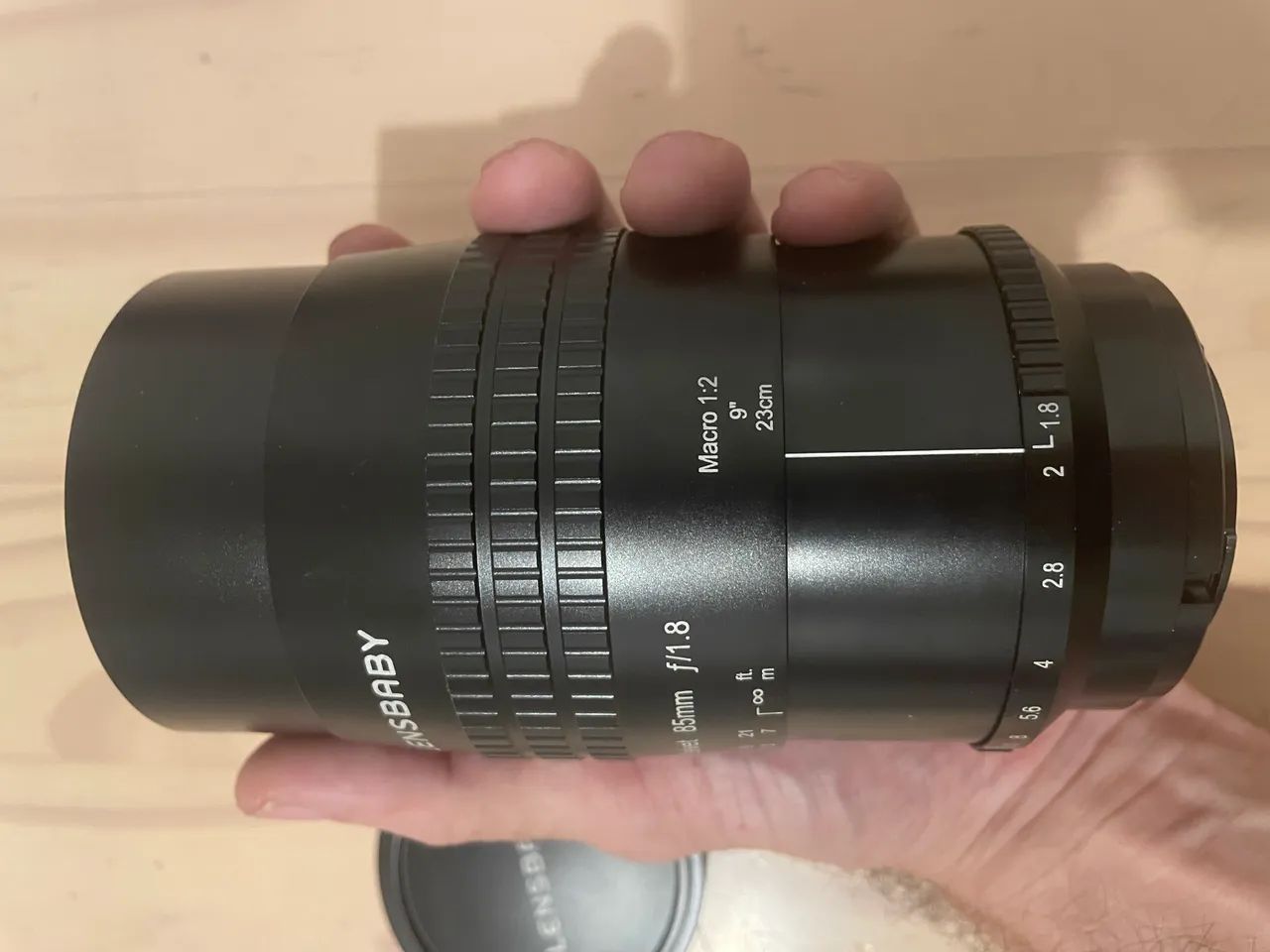 Lente Lensbaby Velvet 85 mount Sony E - Câmeras e Filmadoras