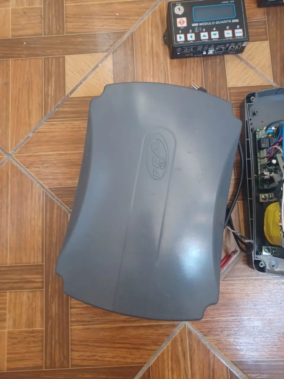 Conjunto completo para portão eletrônico