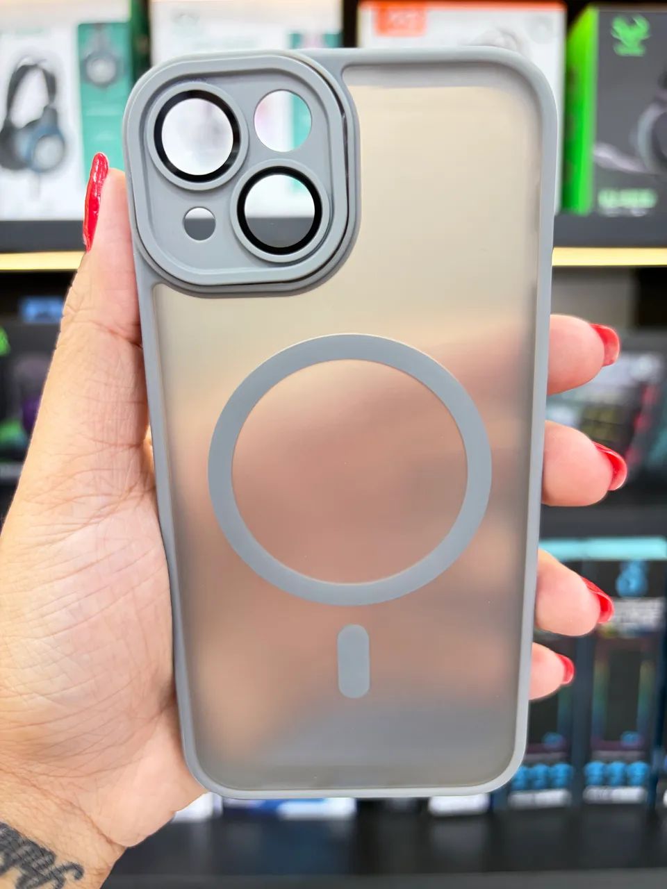 Capa todos  iPhone case fosca com MagSafe (Novo) - Foto 2