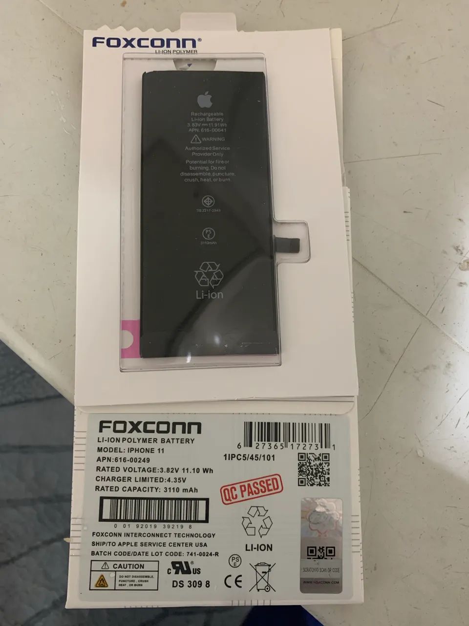 Bateria para iPhone 11,11Pro Max, 12 Pro, 13